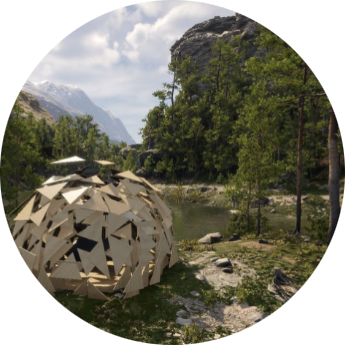 Part 1 of the XR journey: a rocky garden landscape