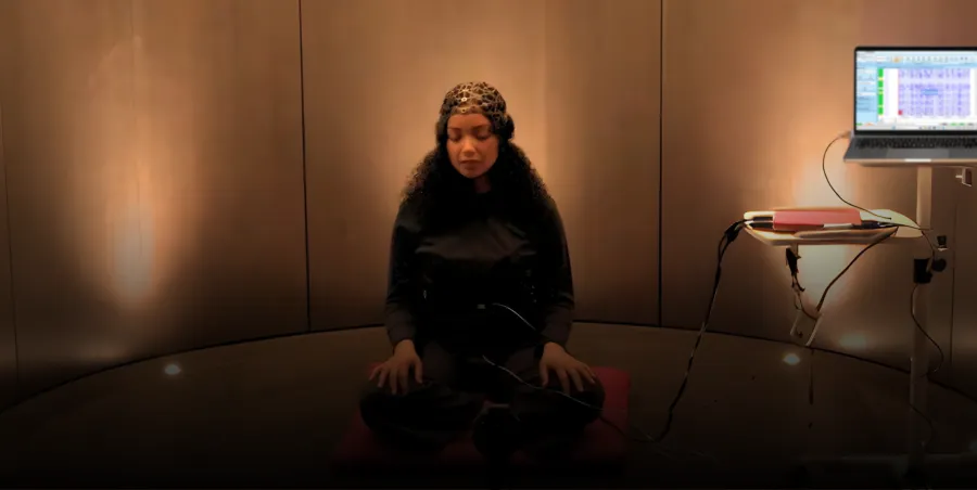 Quantified meditation session